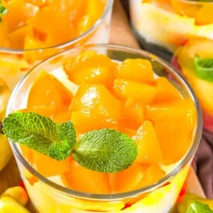 Duraznos en Almíbar con Rompope