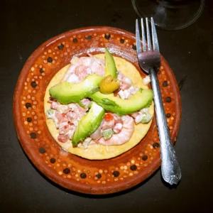 Tostada de Camarón